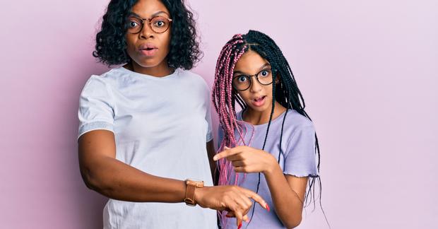 Mother and daughter understanding the type differences of how they manage time